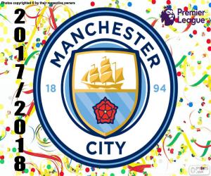 пазл Манчестер Сити, премьер-лига 2017-18